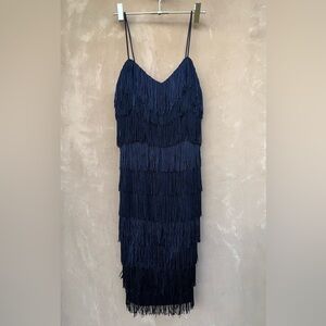 New Leaf Fringe dress